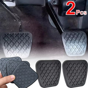 2Pcs Car Brake Clutch Foot Pedal Cover Set For Honda Civic Accord CRV Element Acura TL TSX Brake Clutch Pedal Pad Rubber Car Styling