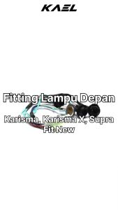 Fitting Lampu Depan Karisma & Kharisma X & Supra Fit New Fiting Cop Socket Soket