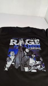 KurniaKaos T-Shirt Kaos Distro Musik Band RAGE AGAINTS THE MACHINE bahan 24s