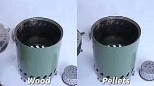Smokeless Tabletop Fire Pit Indoor Outdoor Table Top Firepit Portable Mini Stove Wood Burning Or Pellet Fueled Portable Bonfire