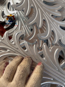 LÁ PHẲNG TO hoa tôn sắt dập hoa sắt trang trí phụ kiện mỹ thuật