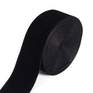 5-10Yards Black Velvet Ribbon Roll Single-Sided Flocked Ribbon for DIY Crafts Sewing Hair Accessories Gift Wrapping and Jewelry