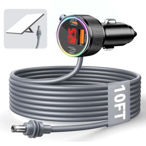 kebidumei | Dây Nguồn Ô Tô 3 Trong 1 Starlink Mini Bộ Chuyển Đổi Tẩu Thuốc 12V-48V Cắm Là Chạy Cáp 3M Cho Ô Tô Xe RV Thuyền - Phụ Kiện Ô Tô