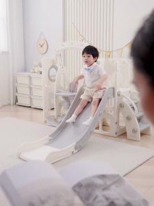Kid Indoor Slide And Swing Kid Slide For Kids Indoor Playground Indoor Playground Gym Kids Slide Three in One 滑梯