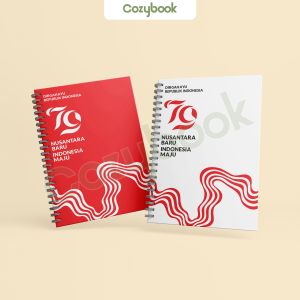 NOTEBOOK & SKETCHBOOK UKURAN A5 COVER TERBARU SPECIAL MERAH PUTIH NUSANTARA