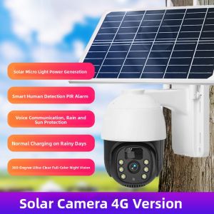 Henyou | Solar Powered Outdoor Camera WiFi Remote Mobile Phone Surveillance High Definition Night Vision Full Color 360 Degree No Blind Spot