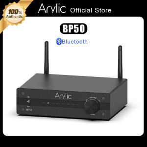 Arylic bp50 Bluetooth âm thanh Stereo âm thanh HD APTX Preamplifier Receiver 2.1 kênh Mini Class D tích hợp AMP cho Loa gia đình