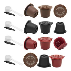 【New Arrival】 3pcs Refillable Reusable Coffee Capsule Filters for Nespresso Machine