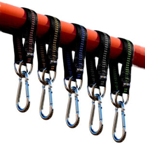 Swing Hanging Rope Connector Strap Suspension Sandbag Hook Ring Children Fitness Indoor Outdoor Camping Travel Gear