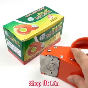Dao cắt băng keo 6cm Dân Hoa sắt lưỡi thép chất liệu Kim loại