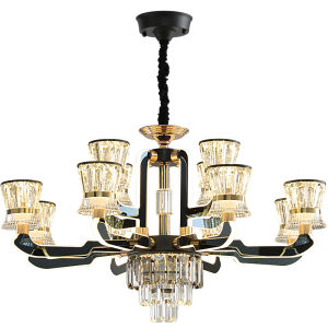 Aiskdan | Luxury Arm-Illuminated Crystal Chandelier