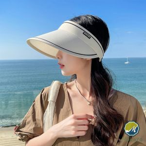 Makayo หมวกกันแดด หมวกครึ่งใบ หมวกครึ่งหัว สไตล์เกาหลี แฟชั่นฤดูร้อน Sun visor