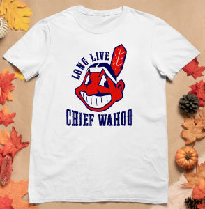 Cleveland Indians Exclusive "Chief Huau" T-shirt - Womens and Mens Pure Cotton Breathable Short Sleeve Shirt