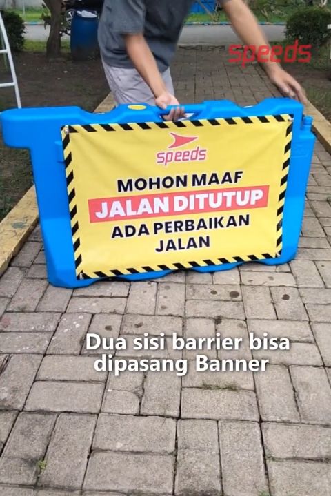Block Jalan Raya SPEEDS Pembatas Jalan Raya Block Water Pemisah Lalu Lintas 2in1 Road ...