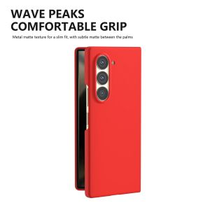 Fashion Matte Skin-Friendly Touch Phone Case For Samsung Galaxy Z Fold 8 Ultra 7 6 5 4 3 Slim Raised Lens Edge Shockproof Cover
