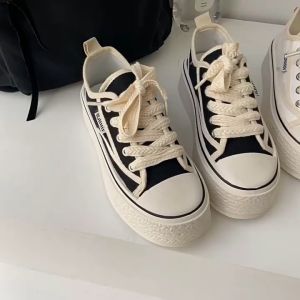 JBI-0284 GRATIS BOX Sepatu Kanvas Sneakers Wanita Casual Fashion Korean Style Jennie Shoes
