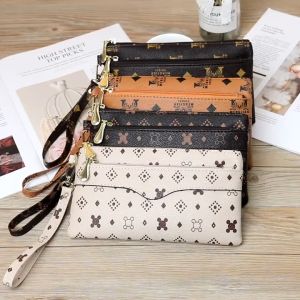 NCW-101 Fashion Printed Womens Bag Clutch Leather-Made Phone Bag Womens Coin Purse Hand-Carrying Bag