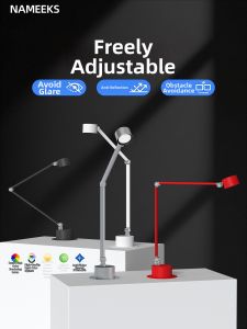 NAMEEKS | Flexible Reading Study Lamp with Swivel Arm