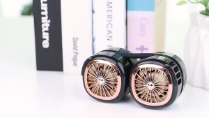 Neck Fan Portable Bladeless USB Rechargeable Mute Sports Mini Neck-mounted for Outdoor Ventilador Portatil Abanicos Cooling Fans