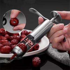 💥🎁Buy 1 get a gift🎁💥304 Stainless Steel Red Dates Corer Jujube Cherry Olive Core Remover Home Fruit Seed Push Out Tool Kitchen Gadgets Accessories