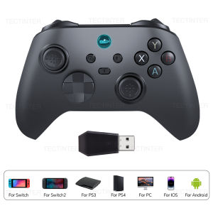 Tectinter | G6 Wireless Hall Effect Controller For Nintendo Switch 1/2 Gamepad For Switch/PS3/PS4/Android/IOS PC Controls Bluetooth Joystick