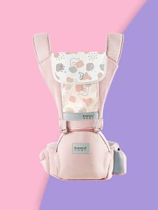 Baby Carrier Newborn Infant Comfortable Breathable Multifunctional Sling Backpack Hip Seat Carrier Baby Sling Wrap Multifunctional Waist Stool Easy Quick-Tie Buckle Light Weight Pembawa Bayi 婴儿背带