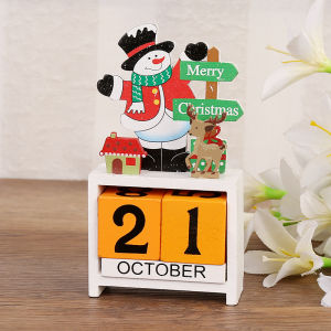 Handcrafted Wooden Christmas Tree Decoration-1pc 3D Tabletop Christmas Ornament With Hanging Accessories Festive Decor Gift