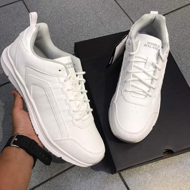 World balance hot sale all white