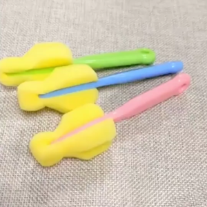 Sikat spons botol susu bayi Cleaner Sponge Stick Sikat Botol Susu - BB050