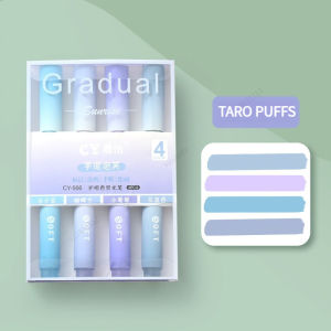 4Pcs/set Kawaii Highlighter Pens Cute DIY Spot Liner Marker Drawing Painting Markers Japan Stationery School Office Supplies