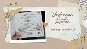 ISI 50 PCS COD Termurah Undangan Sunat / Sunatan Motif 21 - Undangan Khitan / Khitanan Undangan Walimah Undangan Pesta Undangan Jimpitan Kartu Ucapan