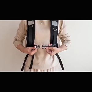 Bag Accessories Black Backpack Straps Oxford Cloth Shock Absorption Replacement Strap Bags Shoulder Strap Climbing Hiking