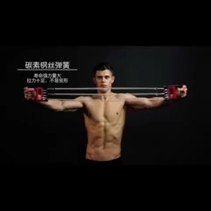 Gym Equipment Spring Chest Developer Expander Men Tension Puller Fitness Stainless Steel Muscles Exercise Workout Equipment