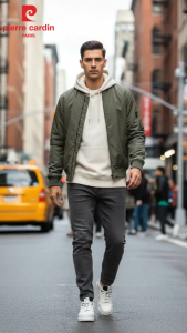 Giày thể thao Nam thời trang Pierre Cardin thiết kế hiện đại Thoáng khí Giày thể thao thoải mái phù hợp với mọi hoàn cảnh - PCMFWS 910