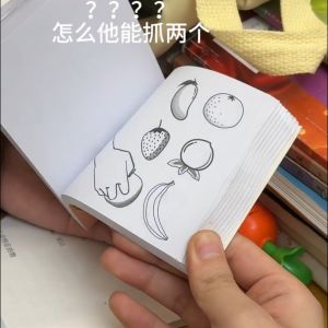 Magic Book Prediction Fruit Toys Six Kinds of Magic Props for Childrens Logical And Thinking Training Paper Toys from China
