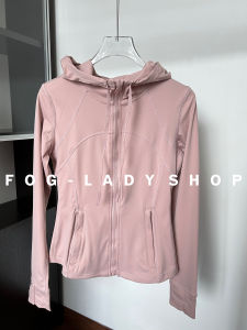 Early Autumn New Womens Running Sport Jacket Hooded Open Cardigan Yoga Clothes High-End Feeling Long Sleeve Slim Fit Zipper