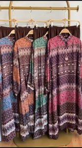 ONE SET RAYON MIX AIRFLOW | PISYA SETELAN CELANA JUMBO LD 110 By TULUS SIGNATURE | SET MOTIF TERBARU CELANA WANITA KULOT JUMBO