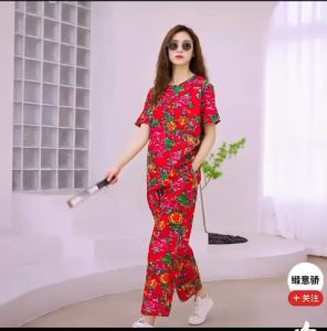 ĐỒ BỘ THỂ THAO ĐỒ ĐI CHÚC TẾT HOA LỚN CON CÔNG SET ĐỒ BỘ THỂ THAO ĐỒ BỘ TẬP GYM MANG Ở NHÀ VÀ ĐI CHƠI  ĐỒ BỘ NAM PHONG CÁCH CAO CẤP - DUBAI FASHION