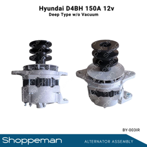 Alternator Assembly for Hyundai D4BH 150AMP 12v Deep Type withouty Vacuum BY-003IR CST