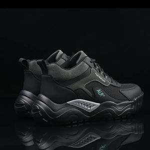 Plastic Toe Anti Impact Puncture Proof Safety Shoes Microfiber Leather Steel Mesh Breathable EVA Lightweight Comfort