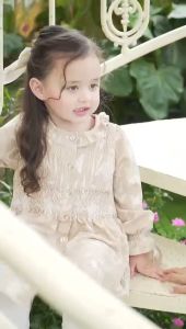 Harlow Kids - New Louise Dress For Kids / Dress Anak/ Dress Perempuan/Dress Anak perempuan/ Dress Pesta Anak/Dress Liburan/ Dress/ Dress Anak Korean Style/ Dress Anak Keluarga/ Dress Baby/ Dress Premium/ Dress Kasual