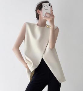 Elegant Unique Sleeveless Blouse