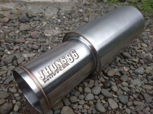 knalpot racing mobil knalpot pro drag tabung besar dan panjang suara bas kering