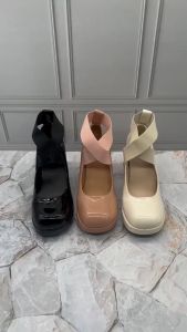 Sepatu Heels Platform Wanita Fashion Korea H5074