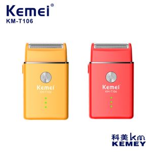 Kemei KM-T106 xách tay USB Mini nhanh chóng Máy cạo râu có sạc qua lại đơn Net Máy cạo râu điện chuyên nghiệp nam Máy cạo râu