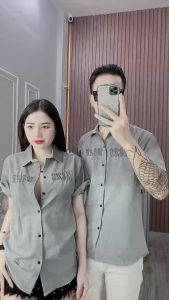 Áo sơ mi nam tay ngắn chất vải đủi thêu chữ minchống xù thiết kế in túi trước ngực siêu ngầu thời trang trẻ trung chuẩn shop