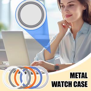 Metal Bezel Ring For Nothing CMF Watch Pro 2 Smartwatch Replacement Protector Case Band Cover Solid Color Hard Shell Case