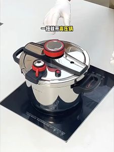 heavy duty Pressure Cooker 6L Explosion Proof Pressure Cooker pressure cooker with gauge Suitable for stoves open fire