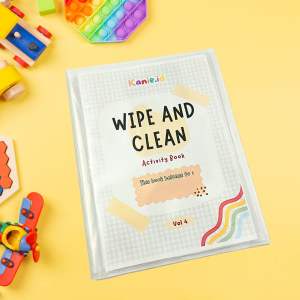 Activity Book - Wipe & Clean Vol 04 - Worksheet Edukasi Buku Aktivitas Anak