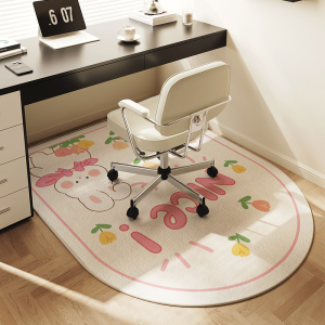 VIKAMA 2026 New Cartoon Arch Chair Cushion ChildrenS Room Carpet Easy Clean Study Game Room Floor Mat Home Decoration